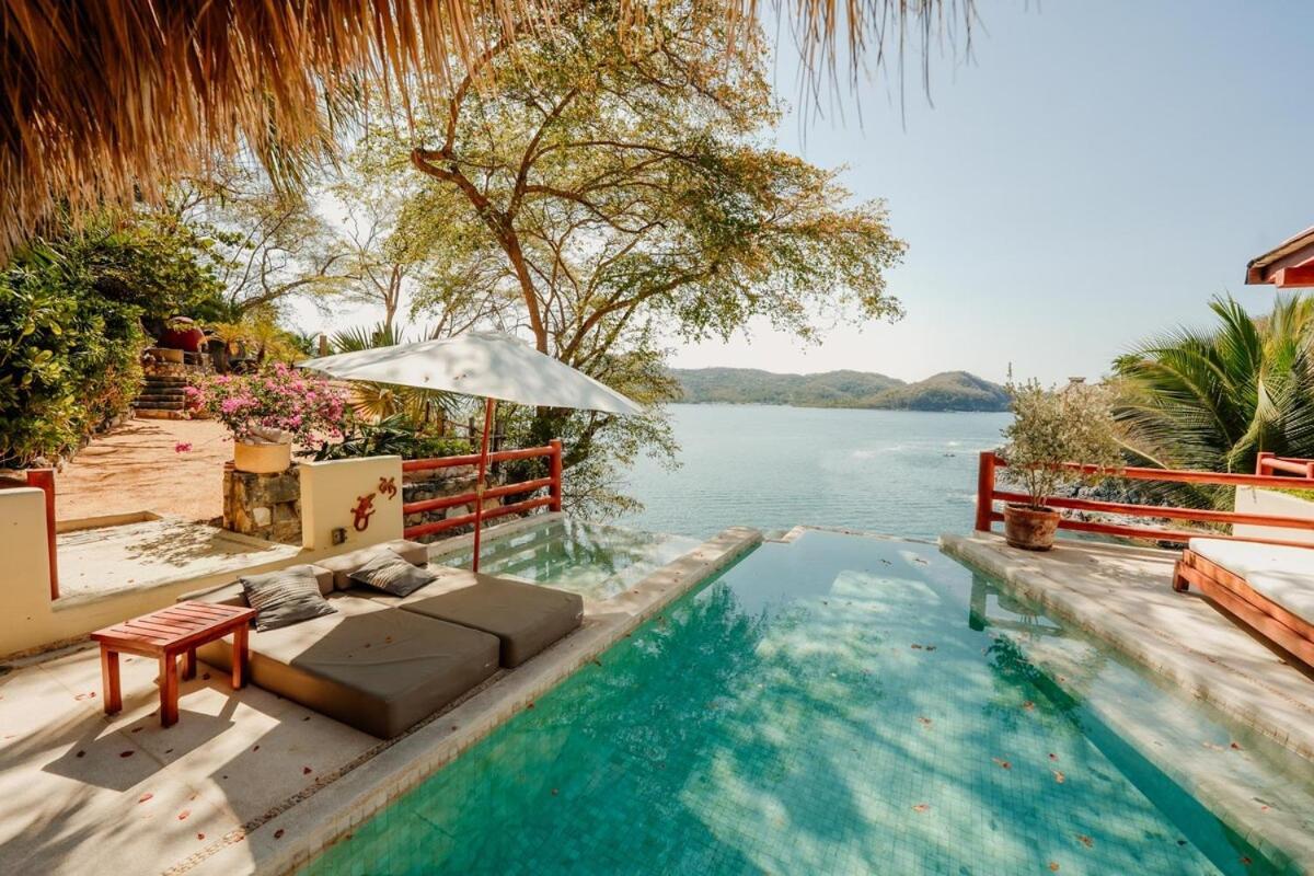 Dream Villa With Private Beach And Catering Zihuatanejo Exterior foto